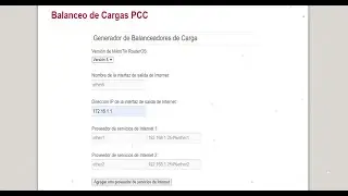 Balanceo de Carga PCC, NTH, PBR Utilizando el Mismo Gateway Formularios Interactivos | GRATIS