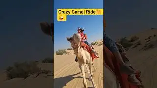 Enjoying Camel Ride in Dubai Desert 🐪 | Arabian Vibes ✨  #shorts