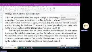 DC DC Converters The Buck Converter