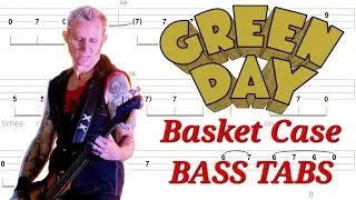 Green Day - Basket Case BASS TABS | Cover | Tutorial | Lesson