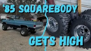 1985 Silverado gets a lift!!!