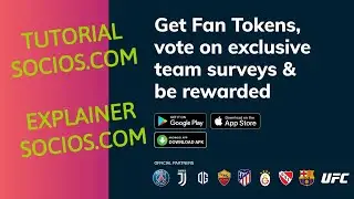 🆕💰TUTORIAL Socios.com - EXPLAINER Socios.com - THE BEST TUTORIAL Fan Tokens 2020 💰💰⚽