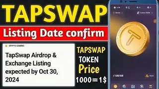 Tapswap Airdrop Claim 💴| Eligibility Criteria ? Tapswap Token Price Tapswap New Update