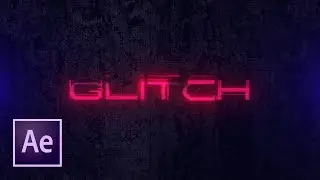 Glitch Logo Animation Tutorial in After Effects | Free Logo Template | After Effects Tutorial