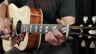 Gibson Hummingbird Custom Koa/Adirondack Review - How does it sound?