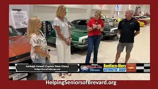 Ashleigh tours Camaro Row | Helping Seniors Car Raffle