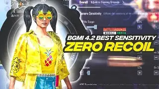 Bgmi 4.2 sensitivity settings 2026 | Bgmi Best sensitivity settings | Zero recoil sensitivity bgmi