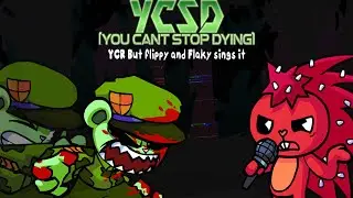YOU CANT STOP DYING!! | You cant run but fliqpy and flaky sings it | Ayeflow
