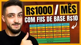 COMO GANHAR R$ 1000 REAIS POR M&Ecirc;S COM FIIS BASE 10? Comece agora mesmo