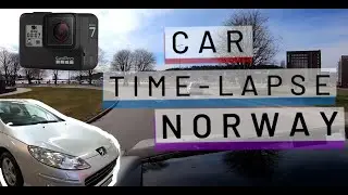 GoPro Hero 7 Car Time-lapse from Sandefjord Norway 2020 [ Part 2 ]