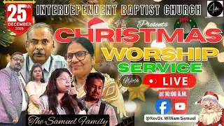 25 DECEMBER 2025 | LIVE CHRISTMAS WORSHIP SERVICE | IDBC
