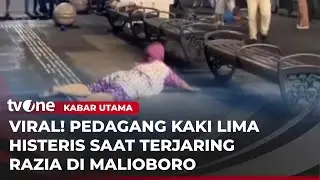 Wanita Pedagang Sate Malioboro Menangis Histeris saat Terjaring Razia | Kabar Utama