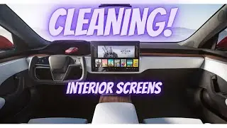 Tesla Model S - Cleaning Interior Screens