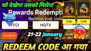 FREE FIRE REDEEM CODE TODAY | 21 JANUARY REDEEM CODE FREE FIRE | FF REDEEM CODE TODAY 21 JANUARY