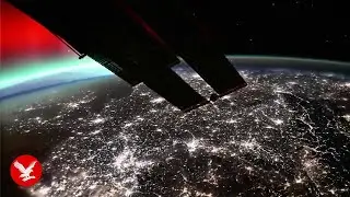 See the Northern Lights from space as they glimmer above Earth