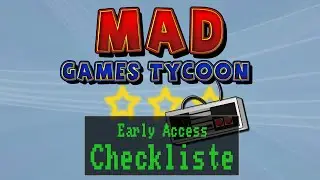 Checkliste: Mad Games Tycoon (Early Access) [ Test / Gameplay / German / Deutsch / Full HD]