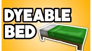 (DYEABLE BED ADDONS IN MINECRAFT PE)
