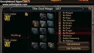 me and godmage fighting