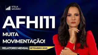 #AFHI11 - 4 ANOS E MEIO DE EXCEL&Ecirc;NCIA!