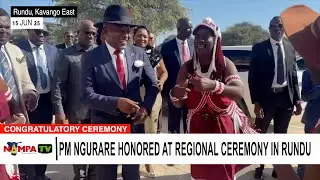 PM Ngurare honored at regional ceremony in Rundu