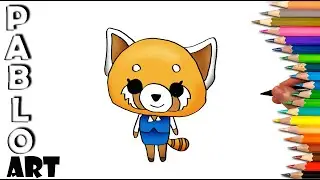 How to draw Aggretsuko from Sanrio 💖 | Learn to Draw  step by step