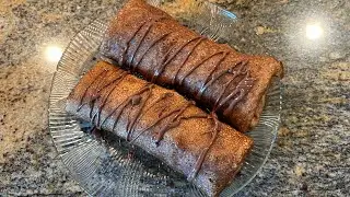 Sweet Chocolate Crapes(Blini).