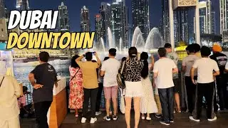 Weekend Spent at Dubai Downtown 2024🇦🇪 | Fountain Show😍 #naddlogs #naddyvlogs #burjkhalifa