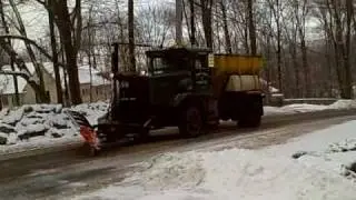 Town snow plow