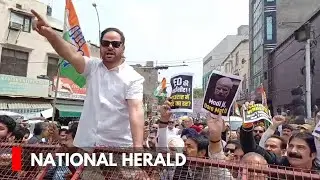 National Herald Case: Cong Protests ED Chargesheet Naming Sonia & Rahul Gandhi