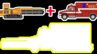 Trencher + Medium Duty Ambulance | Emergency Vehicles | Construction Vehicles | Mashup Pixel City