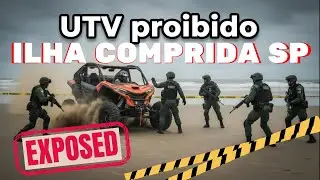 UTVs PROIBIDO NAS PRAIAS de ILHA COMPRIDA . #utv #quadriciclo #trilhas #offroad