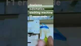 # fully automatic washing machine F1 error code#shorts