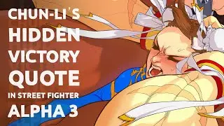 Chun-Li&rsquo;s Hidden Victory Quote in Street Fighter Alpha 3 | Street Fighter Fan Art