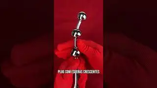 Plug Anal Ball de a&ccedil;o inoxid&aacute;vel