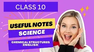Karnataka SSLC Class 10 - Chemical Structures - Science (English)| #sslc #science #ncert