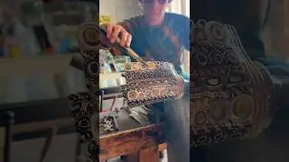 🔥Glassblowing a GIANT Murrine Vase!!!