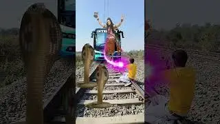 Jai shree Ram 🙏 Har Har Mahadev 🙏🕉️#bhakti #youtubeshorts #vfx #shorts #shortvideo #train