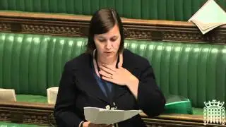 Meg Hillier MP speaks in the debate on Electoral Registration