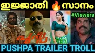 അല്ലു അർജുന്റെ അഡാറ്  ഐറ്റം🔥 |Pushpa Troll video |Pushpa trailer Malayalam |Pewer Trolls |