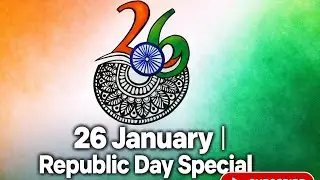 Republic Day Drawing easy | 26 January Drawing| Happy Republic Day Drawing | Swarnim Bharat drawing