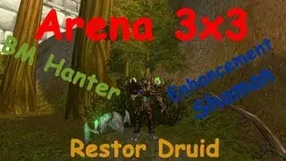 Arena 3x3 BM Hunter , Restor Druid and Enhancement shaman