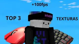 TOP 3 TEXTURAS FPS BOOSTER!!  ASMR Keyboard & Mouse Sounds  Mush