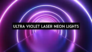 Ultra Violet Laser Neon Lights || VJ Loops Pack