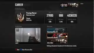 Prestige Master Stats (Black Ops 2)
