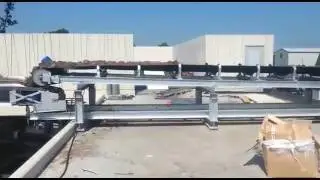 Baveck 80 meter lange transportband met spuitband