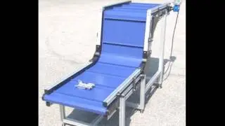 elcom Inclined conveyors with modular belt