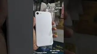🫣😲😲Iphone Se,7,8 convert to Iphone 13 mini 😲😲😲.            #mobileskin #shorts