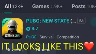 PUBG:NEW STATE ALPHA TEST DOWNLOAD  INDIA