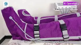 How to Set Up The Pressotherapy Full Body Lymphatic Drainage Slimming Machine | WL-JMLB1218