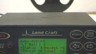 Metal detector Land Craft - Reject mode